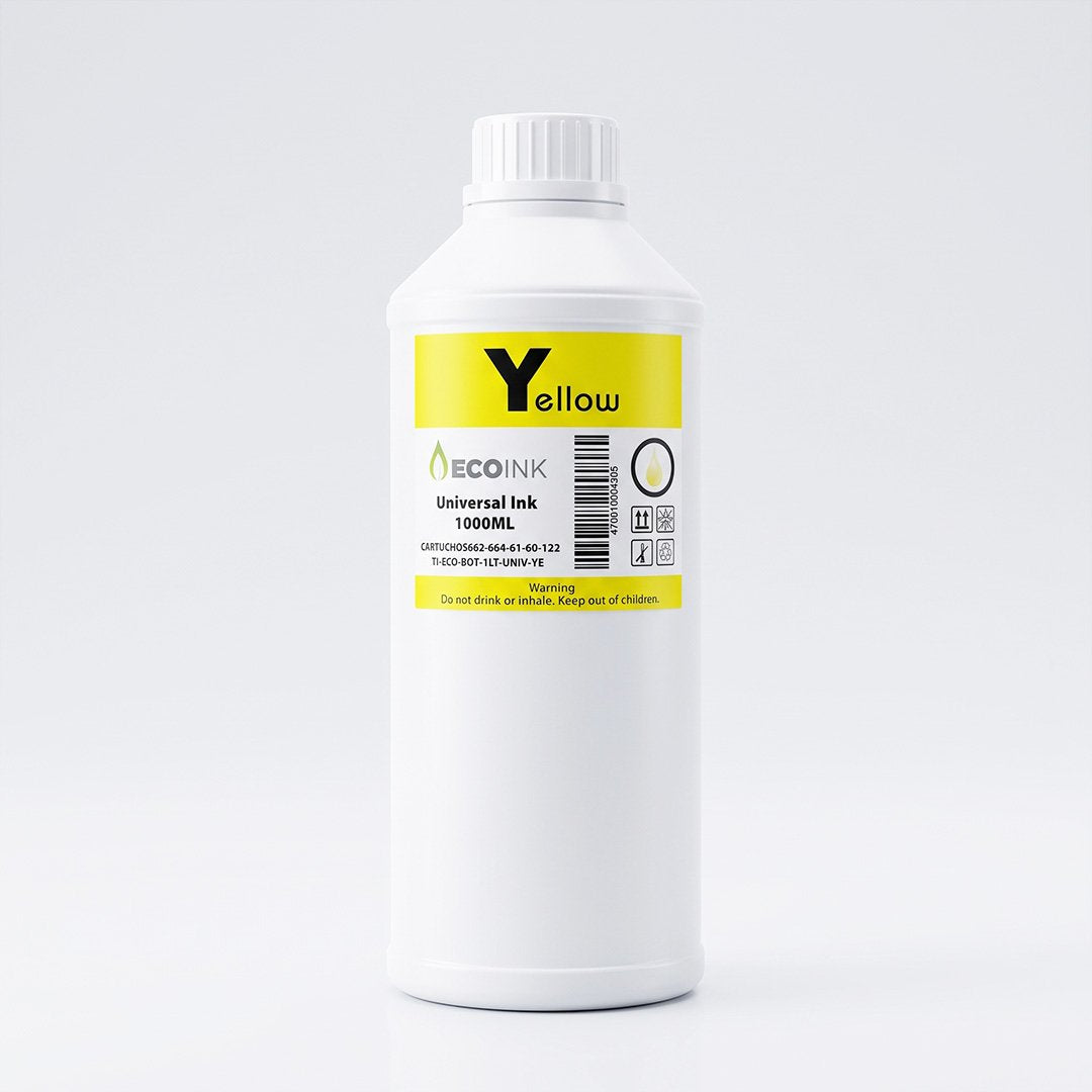 Tinta EcoINK Amarilla Universal 1 Litro